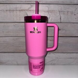 Stanley x Wicked 40oz Glinda Quencher Tumbler - Glitter Pink & Gold - NWT 2024